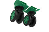Keo-Plus PP Valiz Tekerleği Sağ ve Sol Yeşil Renk