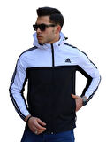 Adidas Erkek The Run Kapüşonlu Yağmurluk A-02074