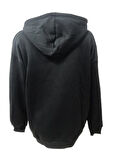 Z&M Fashion Z00728 Kadın Oversize Kapüşonlu Üç İplik Sweatshirt