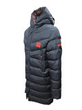 Hugo Boss H213983 Erkek Kapüşonlu Spor Şişme Kaban