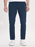 Heredot 30134 Erkek Slim Fit Chino Keten Pantolon - Heredot - Lacivert - ST01613-Lacivert-30