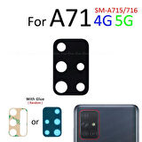 Tkgz Samsung Galaxy A71 Arka Kamera Camı Lens Yapışkanlı