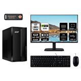 Acer Aspire TC1760 i3 12100 40GB 256GB SSD GT1030/4GB FDOS DT.BHUEM.004 MASAÜSTÜ PC & 23.8" MONİTÖR