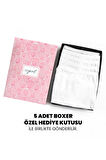 Öts Premium 5’li Kız Çocuk Boxer - Hediye Kutulu, Pamuklu Kumaş, Ultra Yumuşak, Esnek Kalıp, Etikets