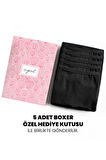 Öts Premium 5’li Kız Çocuk Boxer - Hediye Kutulu, Pamuklu Kumaş, Ultra Yumuşak, Esnek Kalıp, Etikets