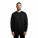Premium Pamuklu Sweatshirt Bisiklet Yaka Standart Rahat Kalıp (Regular Fit) Erkek/Kadın/Unisex