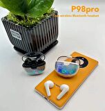 P98Pro yeni tasarım V5.0 uzay kapsülü kulaklık dokunmatik kulaklık
