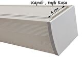 Stor Perde Montaj Ayağı Seti ---GENİŞ, TAÇLI, PANELLİ KASA 5 CM İÇİN, Çelik Yaylı Portray KORNİŞ ÜZERİ MONTAJ APARATI