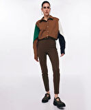 Slim Fit Haki Pantolon Twist