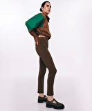 Slim Fit Haki Pantolon Twist