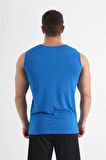 Diadora Therm Erkek Saks Kolsuz T-shirt - 1ATL01-Saks