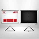 LiteOut 100x75 cm Tripod Ayaklı Taşınabilir Projeksiyon Perdesi