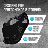 TRAININGMASK Yükseklik Eğitim Maskesi 2.0 - Fitness, Antreman - Siyah