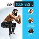 TRAININGMASK Yükseklik Eğitim Maskesi 2.0 - Fitness, Antreman - Siyah