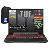 Asus Tuf Gaming A15 FA507NUR-LP036EP1 Ryzen 7 7435HS 24GB Ram 512GB SSD Rtx 4050 140W 144Hz WIN11 Pro 15.6'' + Elektropasaj Çanta