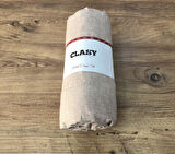 Clasy Çift Kişilik %100 Pamuk Ranforce Lastikli Çarşaf + 2 Adet Yastık Kılıfı 160 x 200