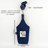 Woodycord 1 Litrelik El Yapımı U Model Etnik Kot Matara Kılıfı