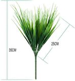 Yapay Çiçek Saz Demet 10 ADET Garnitür Yeşil Aradal Dekoratif Yapay Bitki