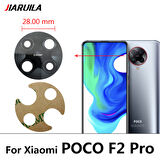Tkgz Xiaomi POCOPHONE F2 PRO Arka Kamera Camı Lens Yapışkanlı