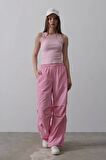 Paraşüt Cargo Pantolon - Pembe