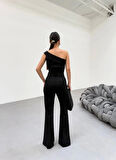 230 Gr Poly Viscose Full Lycra İspanyol Paça Pantolon