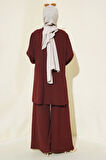 Tunik Pantolon Alt Üst Takım 6663 - Bordo