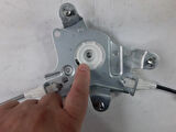 Hyundai Accent 1994-1999 Yumurta Kasa Ön sağ kapı Cam Krikosu elektrikli ve motor hariç yolcu tarafı Orjinal Marka Orjinal Parça 82404-22011 motor bağlanma yeri frezeli Göbek lidir