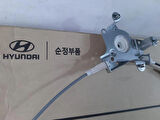 Hyundai Accent 1994-1999 Yumurta Kasa Ön sağ kapı Cam Krikosu elektrikli ve motor hariç yolcu tarafı Orjinal Marka Orjinal Parça 82404-22011 motor bağlanma yeri frezeli Göbek lidir