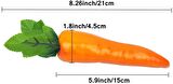 Yapay Sebze Havuç Carrot 1adet 15*4cm Gerçek Boyut