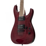 Esp Ltd Lmh200Qmntstbc Mh-200Qm See Thru Black Cherry (orta Seviye - Mh Serisi) | Kapitone Akçaağaç Kapak, Sabit Köprü (string-thru), Kavak Gövde, Esp Tasarımı Humbucker | Ölçüler: 648 Mm Skala Uzunluğu