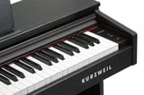 Kurzweil M90-SR Dijital Piyano - Gülağacı (Orta Seviye - Konsol Tipi) | 88 Tuş Tam Ağırlıklı Çekiç Aksiyonu (Hammer Action), 64 Polifoni, Dahili 2-Kanal Kayıt Sistemi | Ölçüler: 1380 x 420 x 815 mm