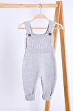 Babyhola %100 Triko Kız Erkek Bebek Çocuk Salopet Hırka 2'li Takım 5801