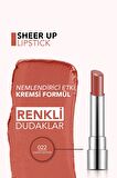 Flormar Nemlendirici Parlak Ruj- Sheer Up Lipstick - 022 Daring Whisper - 8682536097949