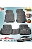 Renault Laguna 3 3d Paspas Havuzlu 2008 - 2015 Arası Siyah 4 Prç.