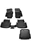 Skoda Octavia 3d Havuzlu Paspas ve 3d Bagaj Havuzu 2013-2020