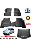 Ford C-max 3d Havuzlu Paspas + 3d Bagaj Havuzu 2002-2010 arası