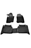 Nissan Navara 3d Paspas Havuzlu 2014 - 2020 Arası Siyah 4 Lü Set