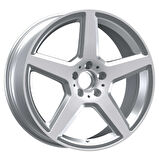 5*112*19*9.5 ET43 66.6 A373 SILVER DIAMOND