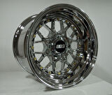 4*100*16 4*108*16*10.0 ET15 CH73.1 VACCUM CHROME BBS FM3