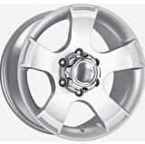 6*130*16*8.0 ET30 CH84.1 TRUVA366 SILVER DIAMOND