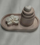 Kavanoz Soya Mumu & Orkide Koku Taşı 