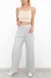 Time Style Fitilli Pantolon Açıkgri - 8337.1567.