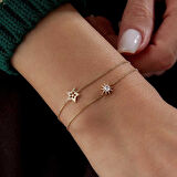 Yıldız ve Kutup Yıldızı İkili Bileklik