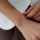 Koç Burcu White Topaz Ataç Bileklik