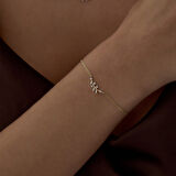 Taşlı Zeytin Dalı Bileklik