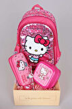 DEKOMUS İLE ÖZEL KUTULU LİSANSLI HELLO KITTY "PINK LOVE" KIRTASİYE VE OKUL SETİ