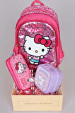 DEKOMUS İLE ÖZEL KUTULU LİSANSLI HELLO KITTY "PINK LOVE" KIRTASİYE VE OKUL SETİ