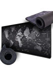 Büyük Boy Xxl Mousepad Dünya Desenli 90x40cm Oyuncu Gamer Gaming Mouse Pad Yüksek Kalite