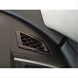Honda Civic Fc5 2016-2020 Uyumlu Üst Hava Menfez Kaplama 2 Parça Piano Black