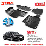 Citroen C5 2008-2012 Premium 3D Havuzlu Paspas Seti